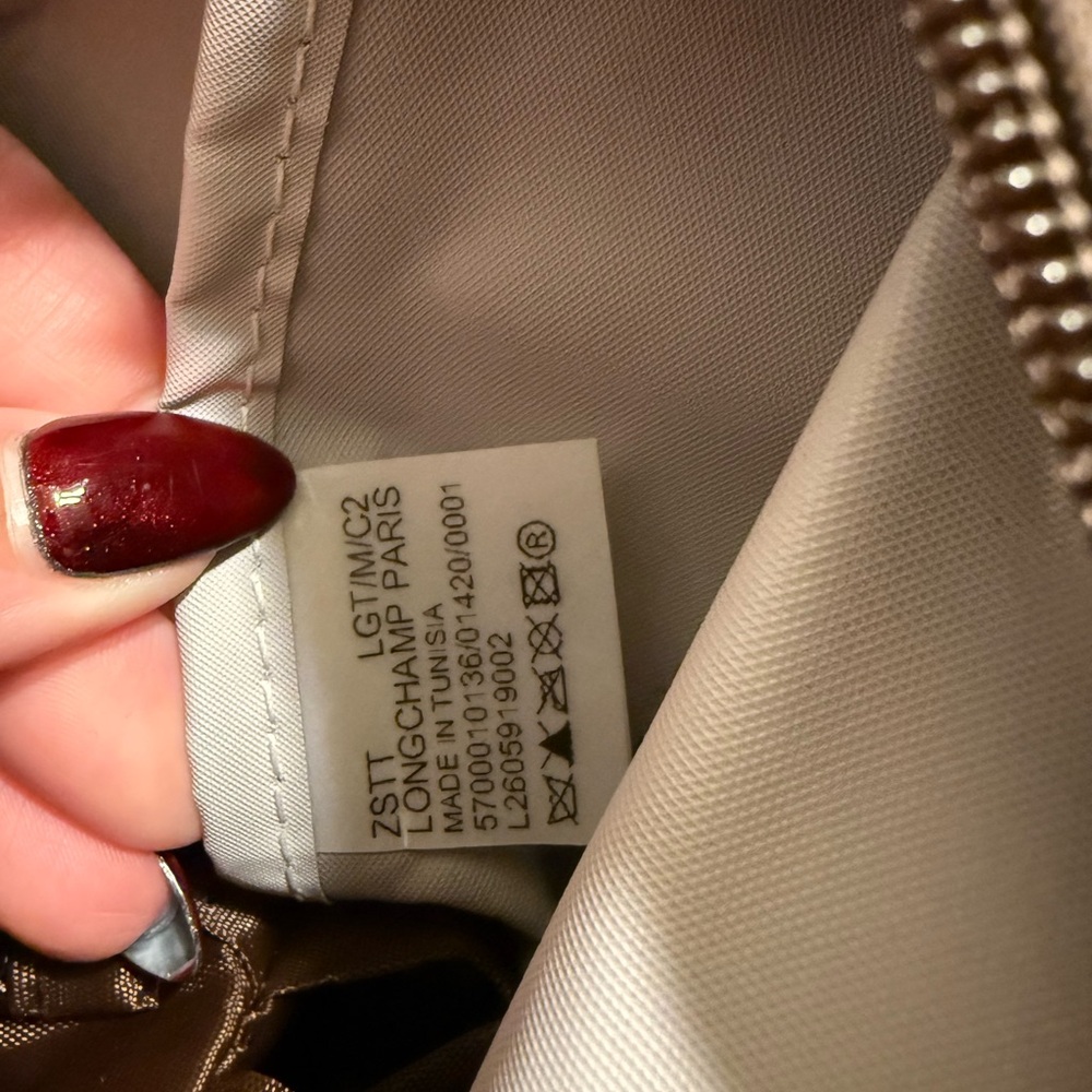 Longchamp Le Pliage Mocha Tote - Picture 5 of 9